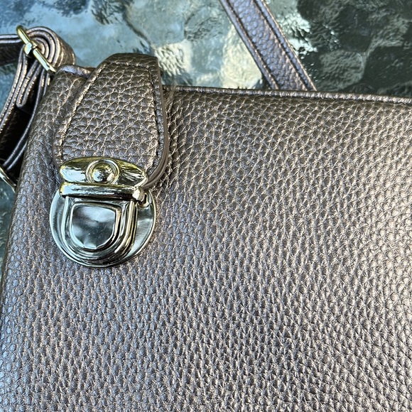 EUC Rose gold mini crossbody purse - Picture 2 of 14